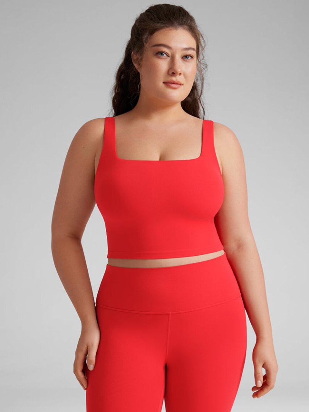 Butterluxe Square Neck Built in Bra Tank